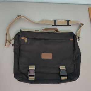 North West Canvas Laptop Messenger Bag Microsoft logo